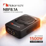 NAKAMICHI NBF8.1A 8INCH UNDERSEAT ACTIVE SUBWOOFER