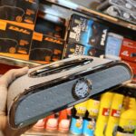 Premium Car Tissue Box With Watch - Grey