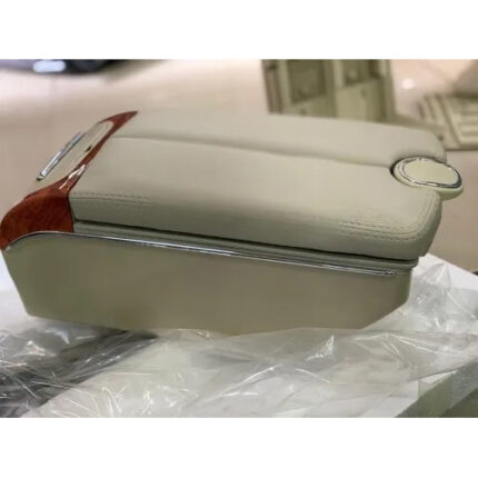 Plastic And Leather Universal Luxury Car Armrest - Beige